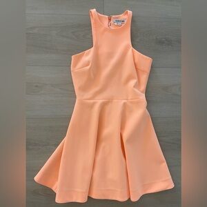 Elizabeth and James stunning bright dress